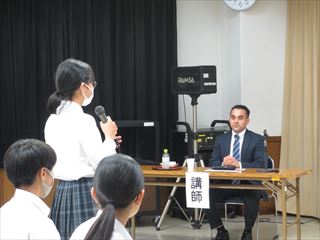 中学生の質問の予定
