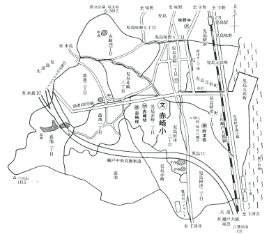 学区の地図