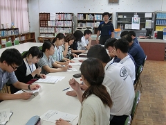 校内自主研修①の様子です。
