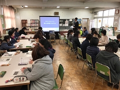 コンプライアンス研修の様子です。