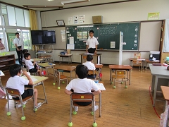 なかよし学級の授業の様子です。
