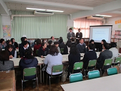 コンプライアンス研修の様子です。