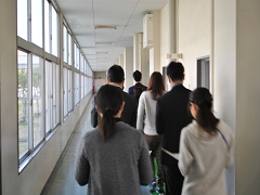 清掃指導研修の様子です。