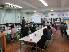 校内研修の様子です。