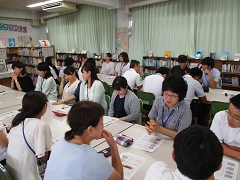 コンプライアンス研修の様子です。