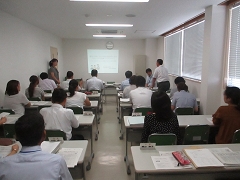 夏季校内研修会の様子です。