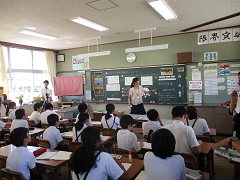 ６年生の授業の様子です。