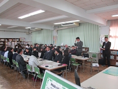 コンプライアンス研修の様子です。