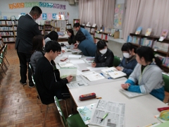 校内自主研修「国語」の様子です。