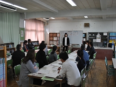 校内研究振り返りの様子です。
