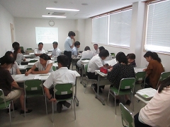 夏季校内研修会の様子です。