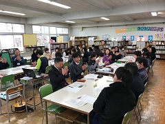 コンプライアンス研修の様子です。