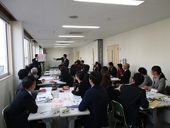 琴浦中学校区ブロック人権教育研究会の様子です。