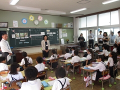 １年生の授業の様子です。