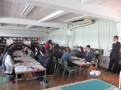 コンプライアンス研修の様子です。
