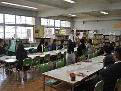 校内研究振り返りの様子です。