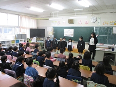 一日入学の様子です。