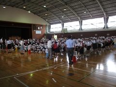 引き渡し訓練の様子です。