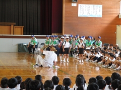 防犯教室の様子です。