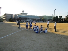 陸上練習の様子です。