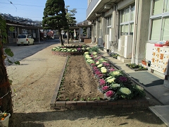 年明けの校内の様子です。