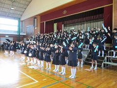 学芸会練習の様子です。