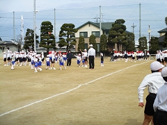 業間運動の様子です。