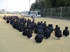 学校音楽祭の様子です。