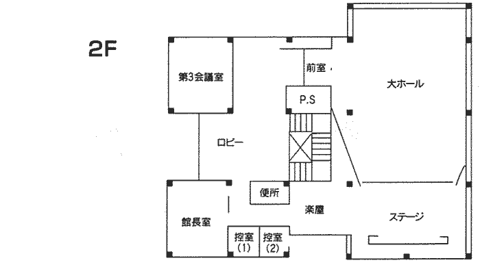 館内ＭＡＰ ２階