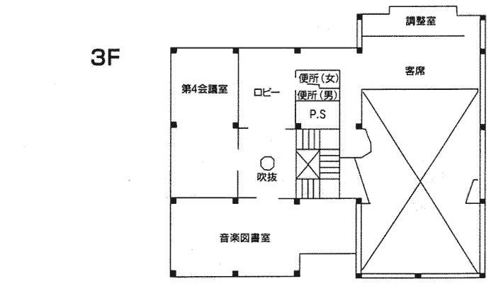 館内ＭＡＰ ３階