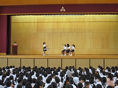 なかよし集会の様子です。