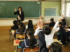 2年生防犯教室の様子です。