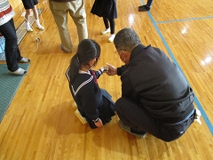 昔遊びの会の様子です。