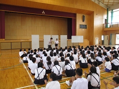 校内研究発表会の様子です。