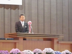 入学式の様子です。