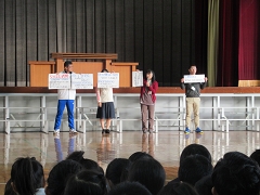 なかよし集会の様子です。