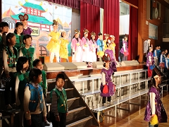 学芸会の様子です。