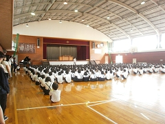 第１学期終業式の様子です。