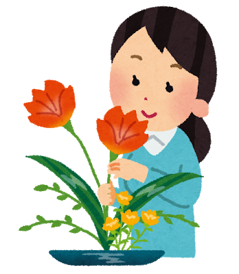 華やかに飾るかわいい生け花 お正月によせて