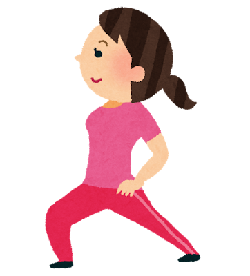 ストレッチのイラスト