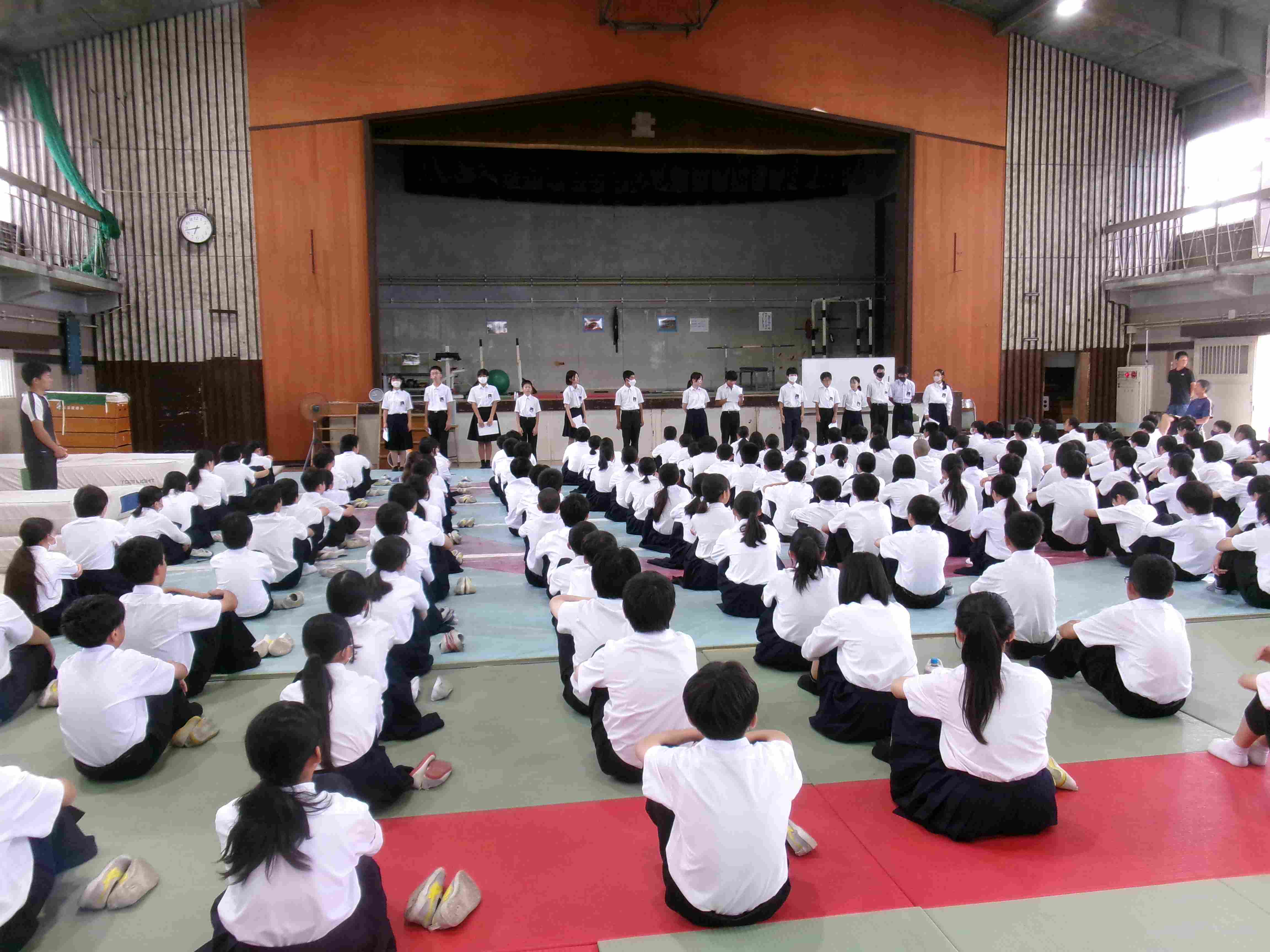 １学期学年集会