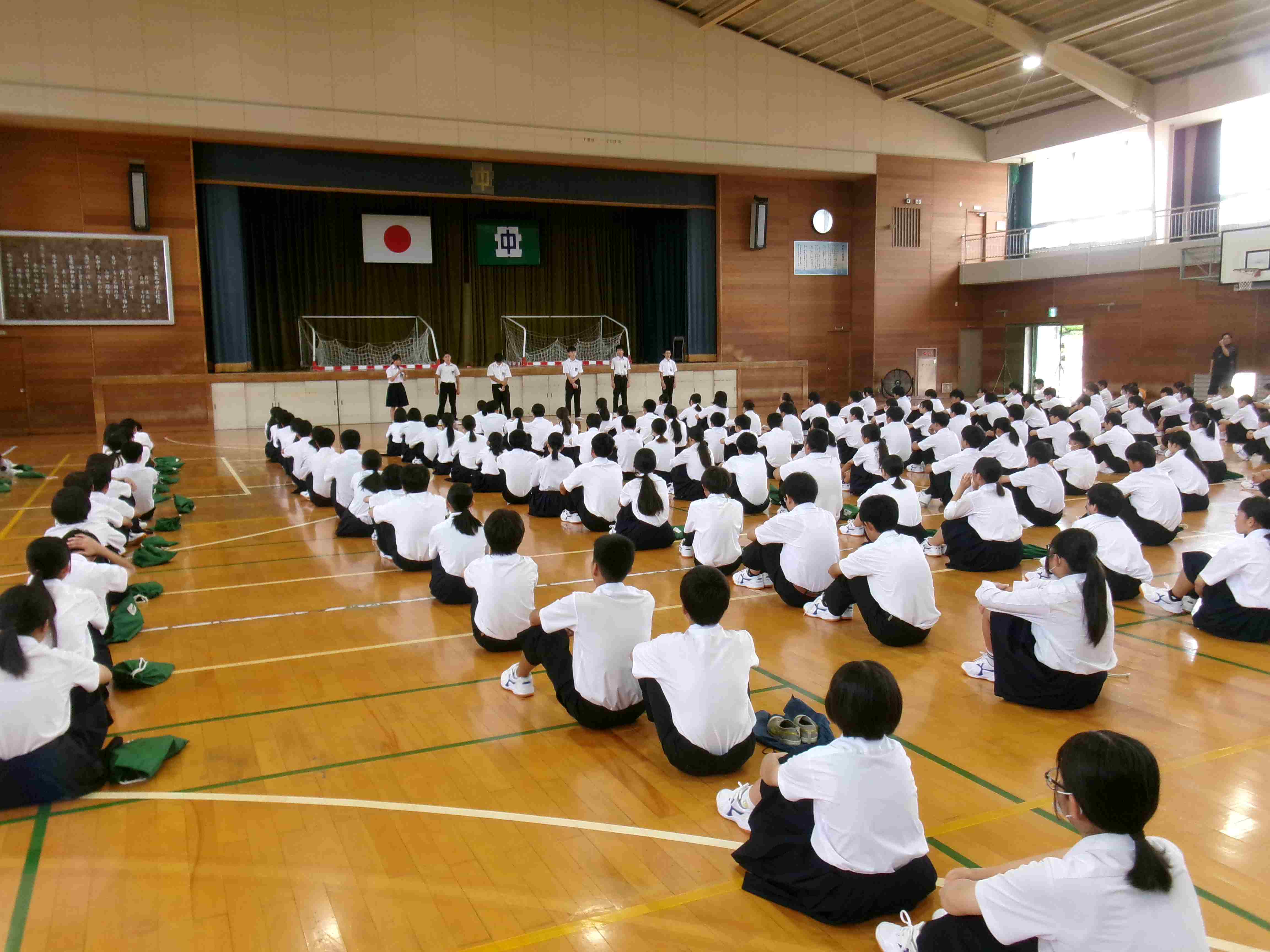 １学期学年集会