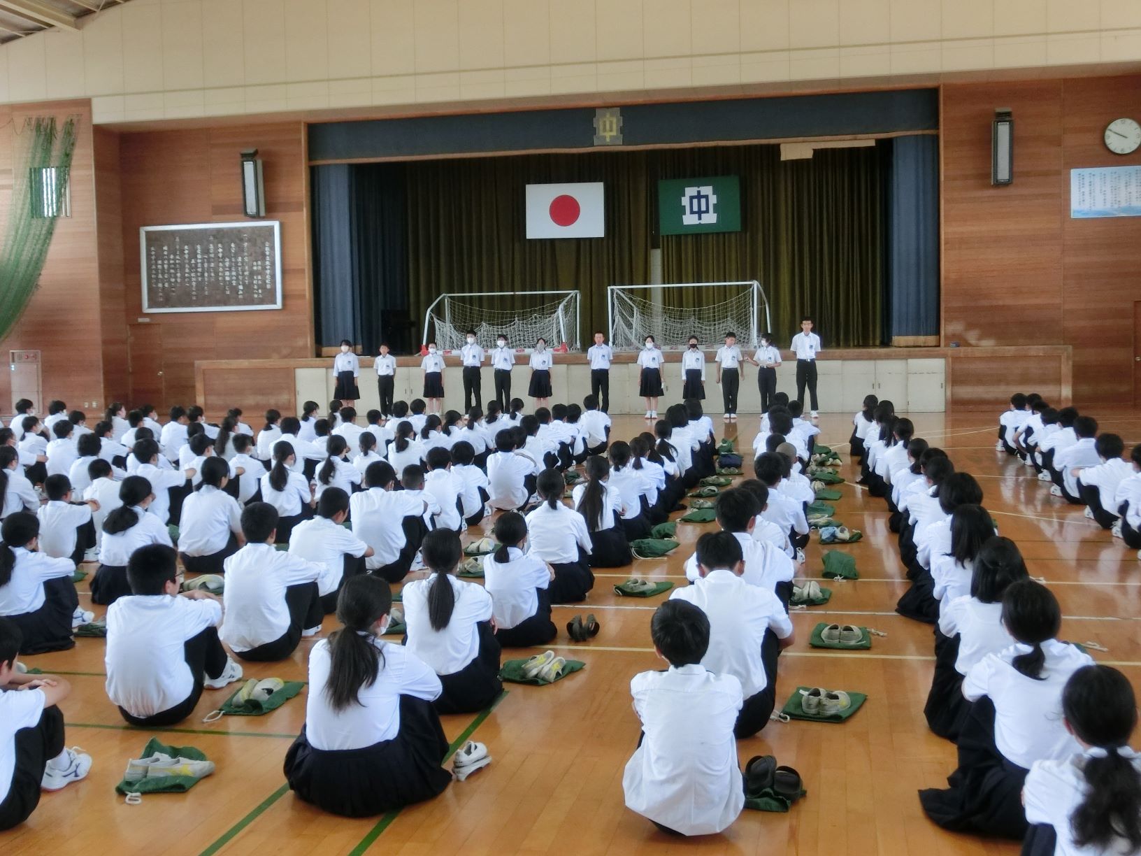 １学期学年集会