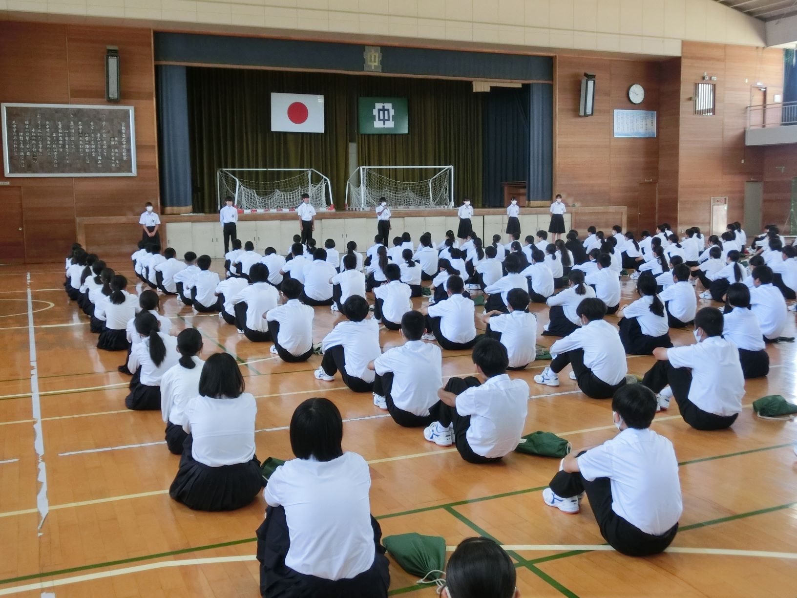 １学期学年集会