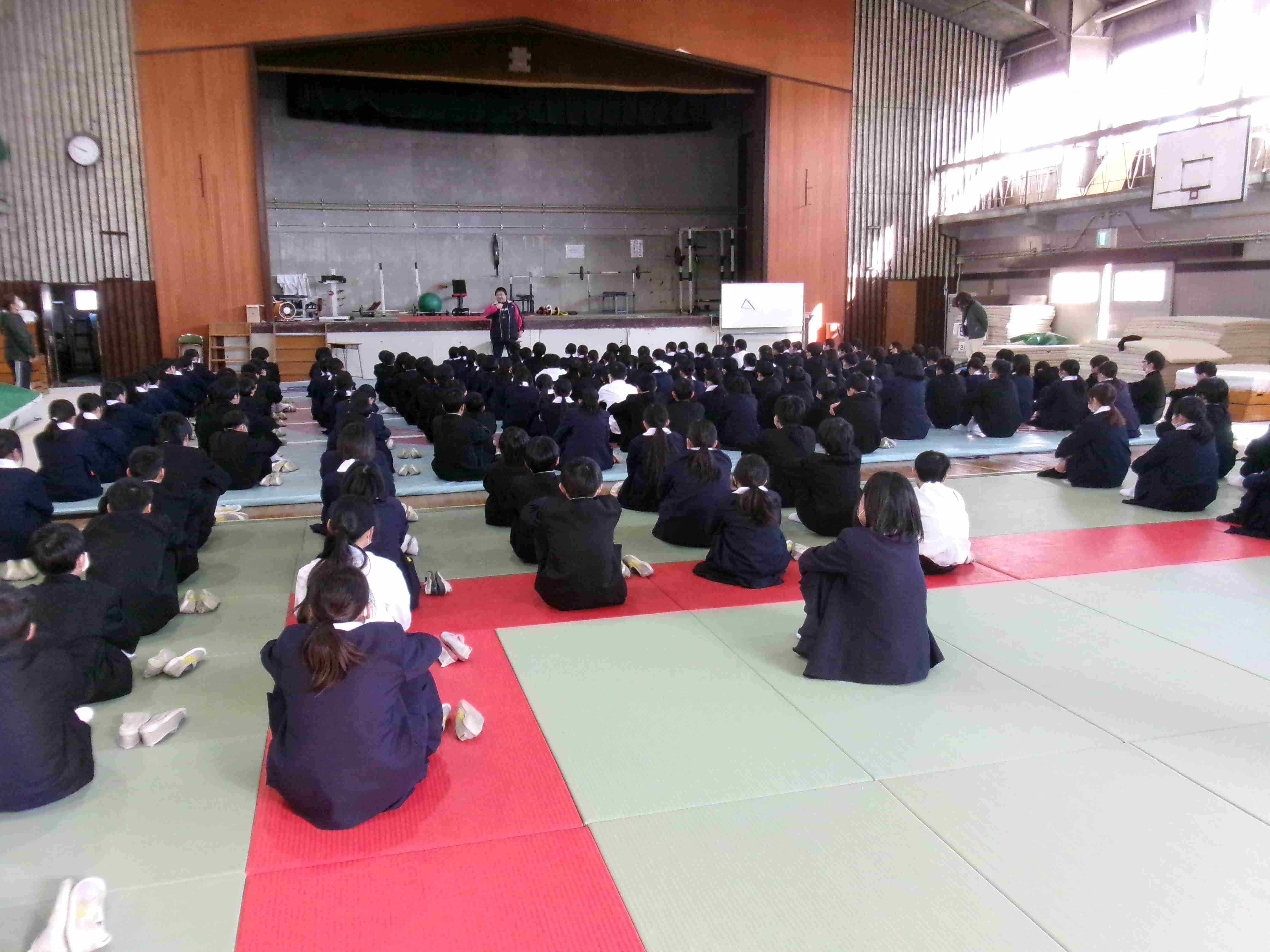 ２学期学年集会