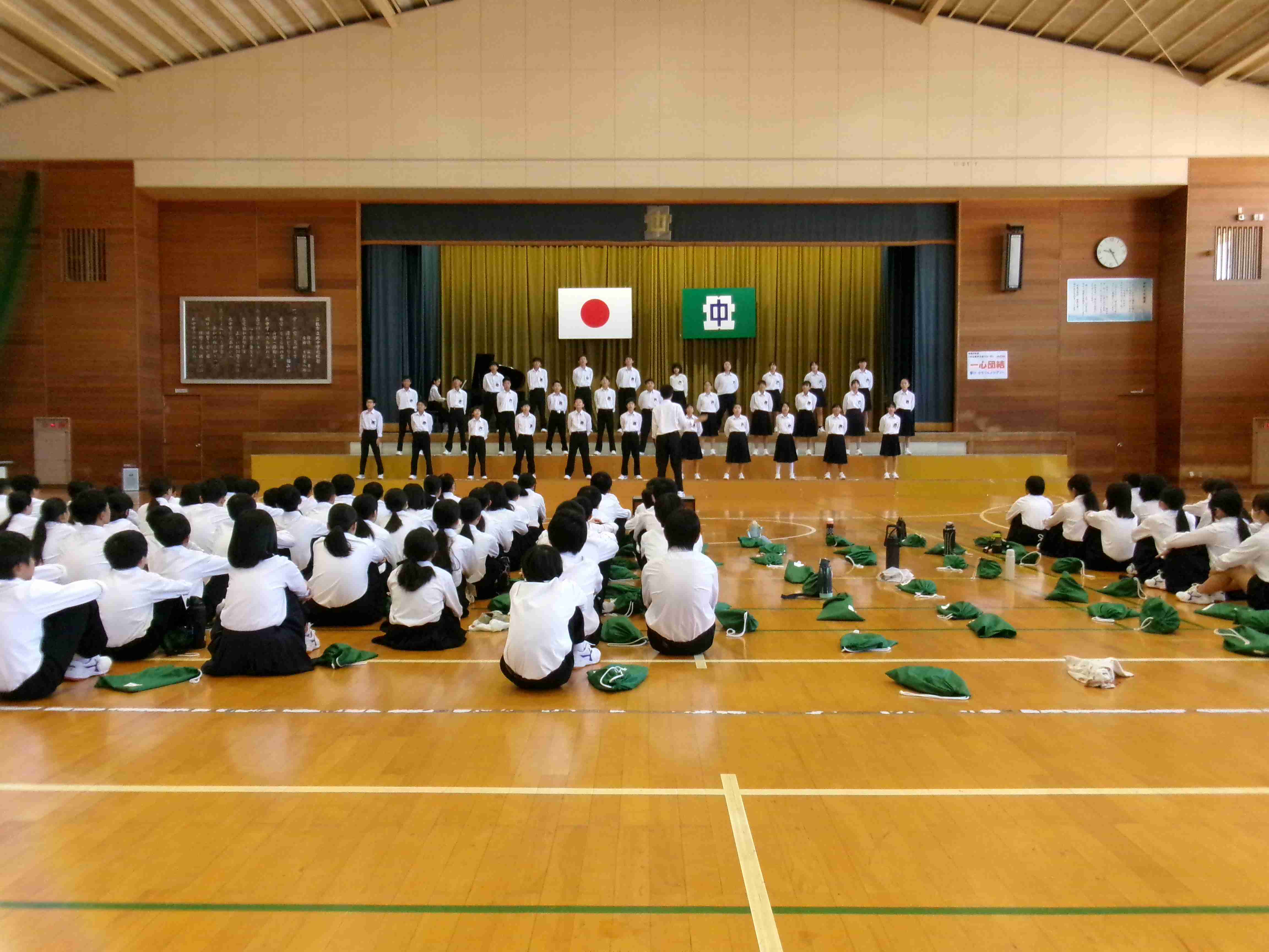 １・２年歌声大会