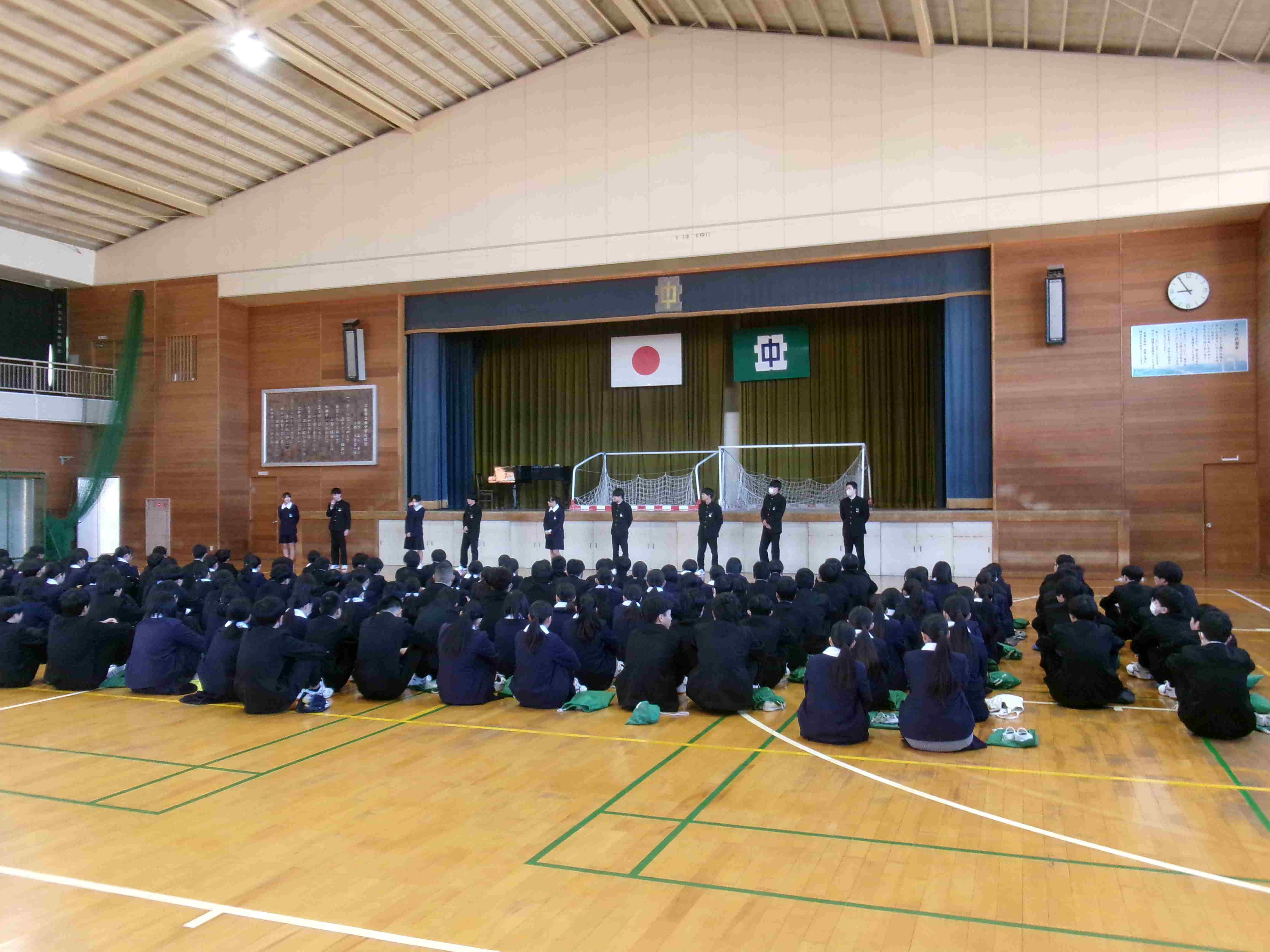 ２学期学年集会