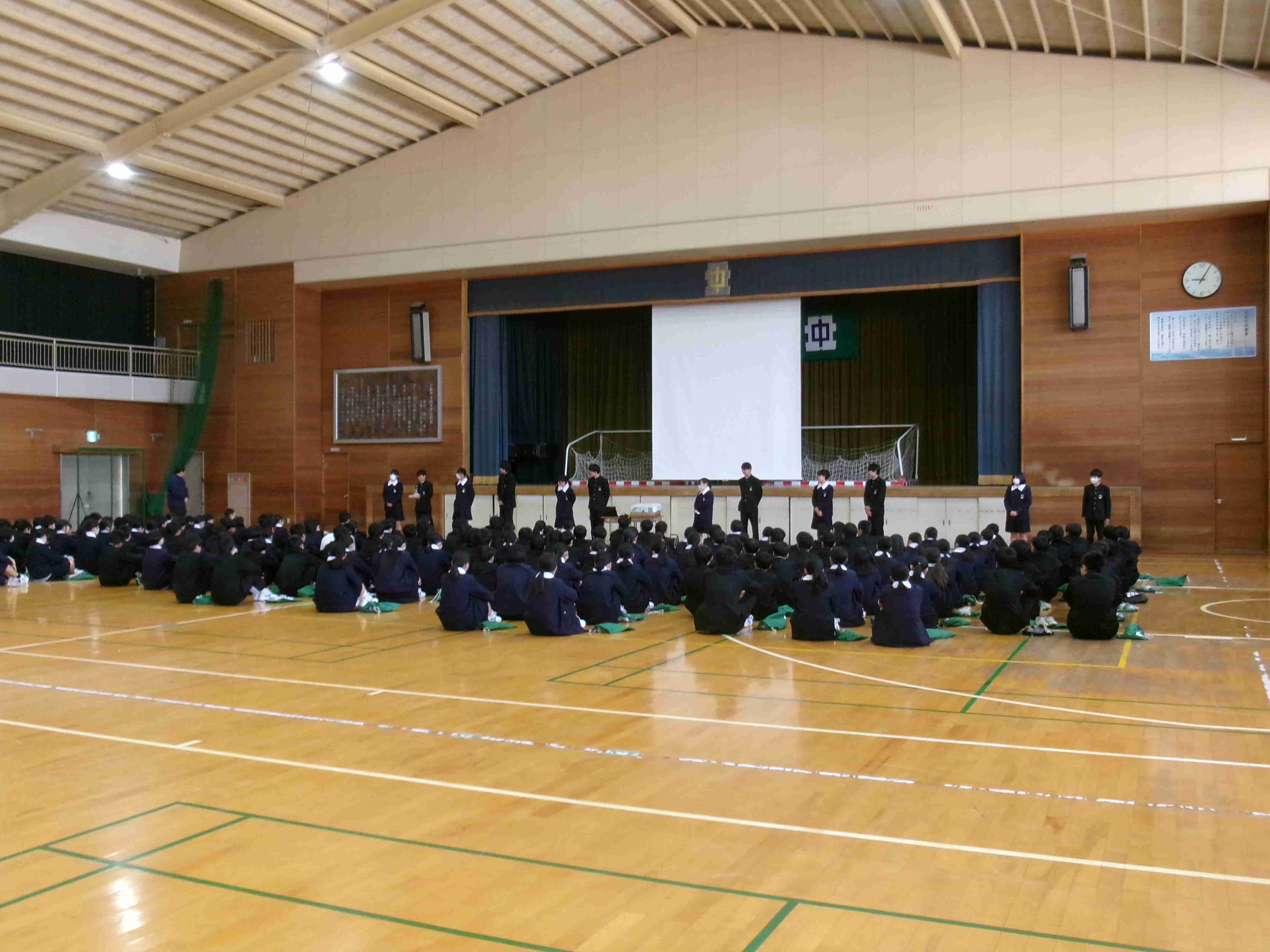 １年生学年集会