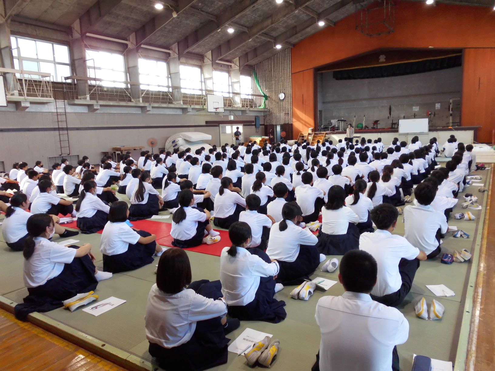 ２年生チャレンジワーク事前指導