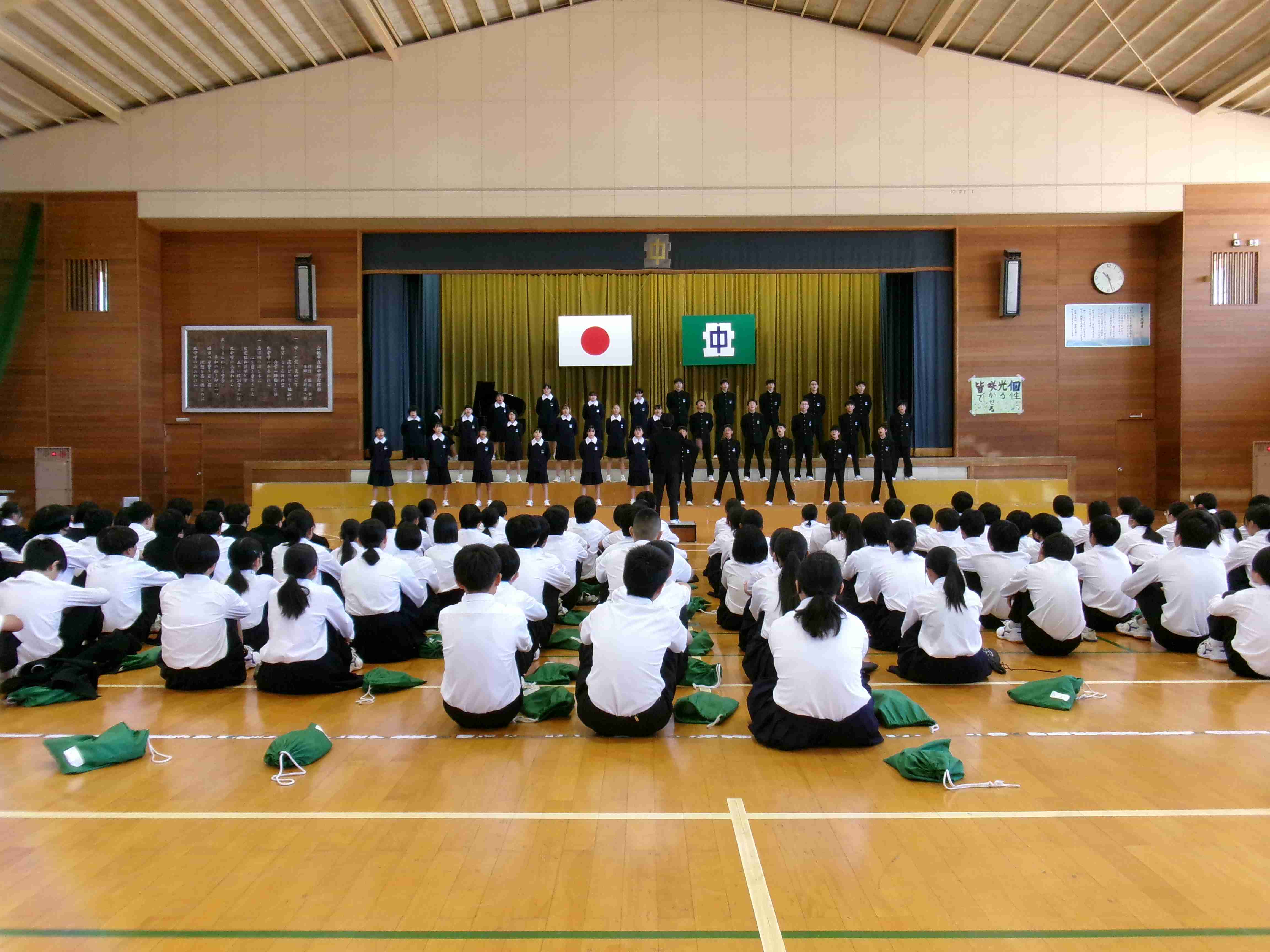 １・２年歌声大会